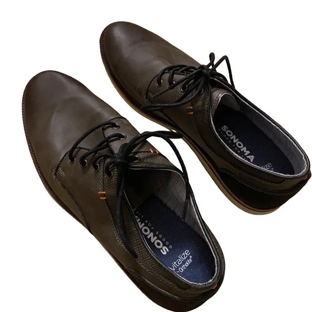 Sonoma Lace Oxford Brown Vitalize by Ortholite Sole 10.5
